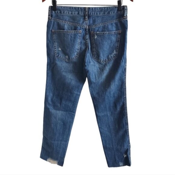 Free People We The Free NWT Medium Wash Blue Slim Fit Jeans Size 25 - Picture 2 of 11